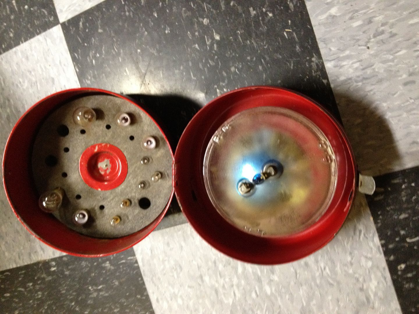 Uncle Atom A bright idea a vintage storage container for auto light